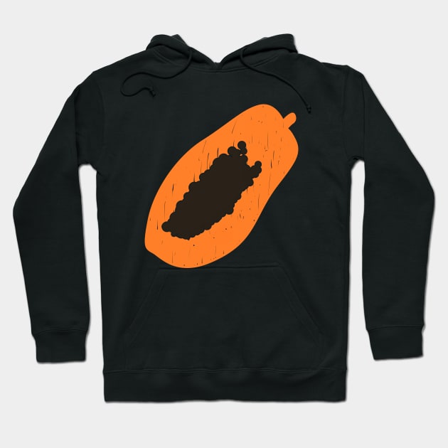 papaya artwork Hoodie by SASTRAVILA